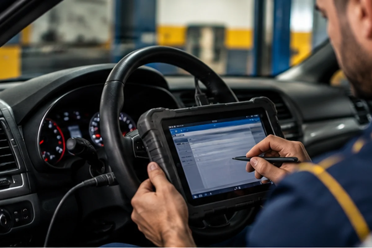Diagnóstico eletrônico automotivo com scanner